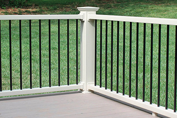 Verona Vinyl Stair Railing Kit - Color Guard Railing