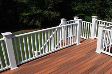 Verona Vinyl Stair Railing Kit - Color Guard Railing