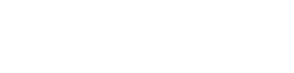 Atlantis rail systems logo white