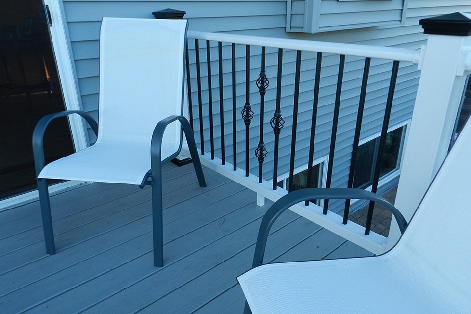 Verona Vinyl Stair Railing Kit - Color Guard Railing