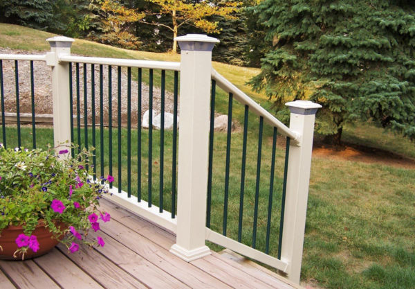 Verona Vinyl Stair Railing Kit - Color Guard Railing