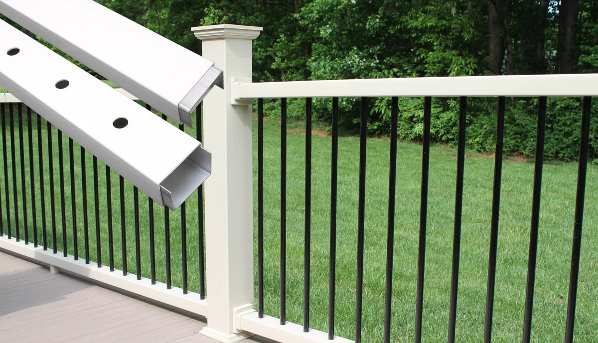 Verona Vinyl Stair Railing Kit - Color Guard Railing