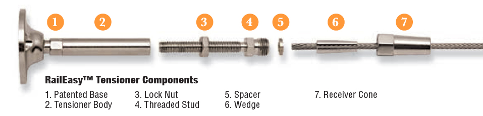 Raileasy Turnbuckle for Cable Railing (S0981-0004) - Decking