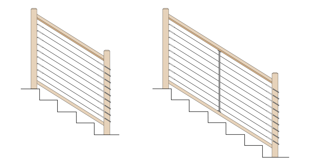 Deckstore - Fenney Wood Posts_0000_Stair Inside to Outside