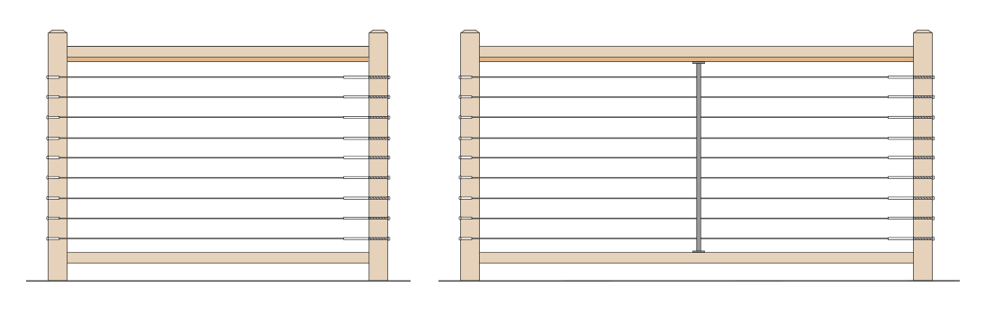 cable rail wood posts v3