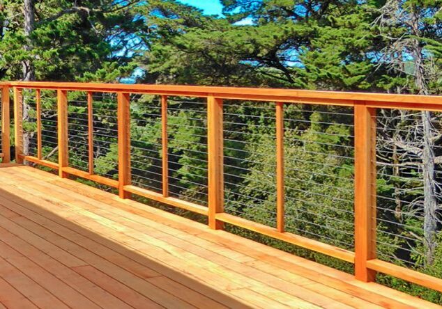 Feeney Cable Railing For Wood Post, Deck Railing, Deck & Railing Services